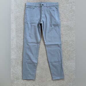 Greyson Golf Pants W31 L32 Light Gray Slim Chino Performance